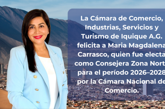 María Magdalena Carrasco es electa Consejera Zona Norte del Consejo Asesor de la Cámara Nacional de Comercio para el período 2026–2028