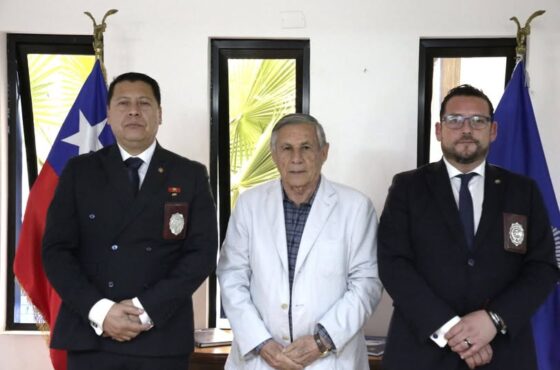 Visita protocolar con autoridades de la PDI