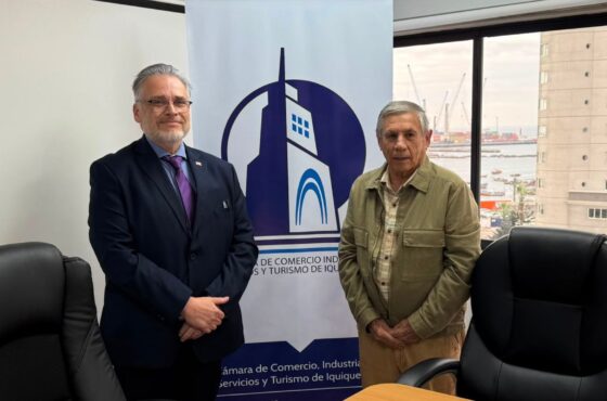 Cámara de Comercio de Iquique recibió visita protocolar del seremi de Justicia y Derechos Humanos de Tarapacá