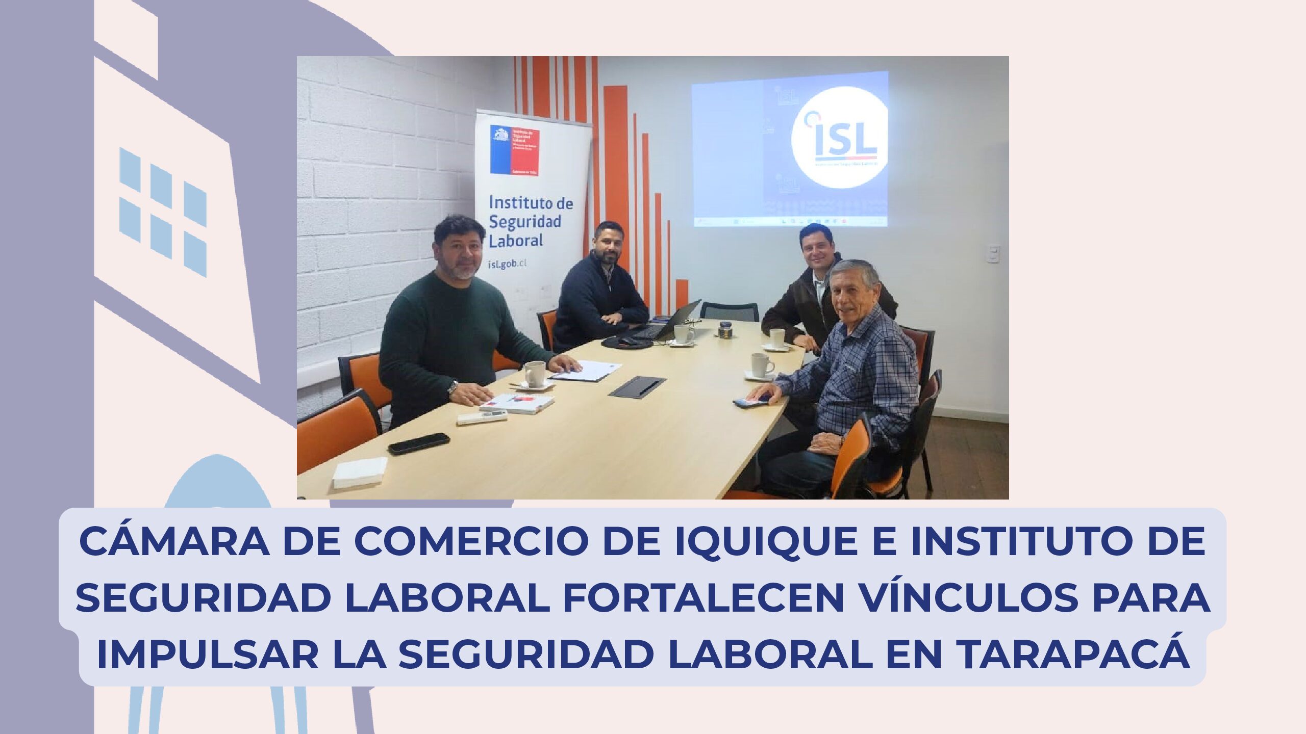 Visita institucional al Instituto de Seguridad Laboral